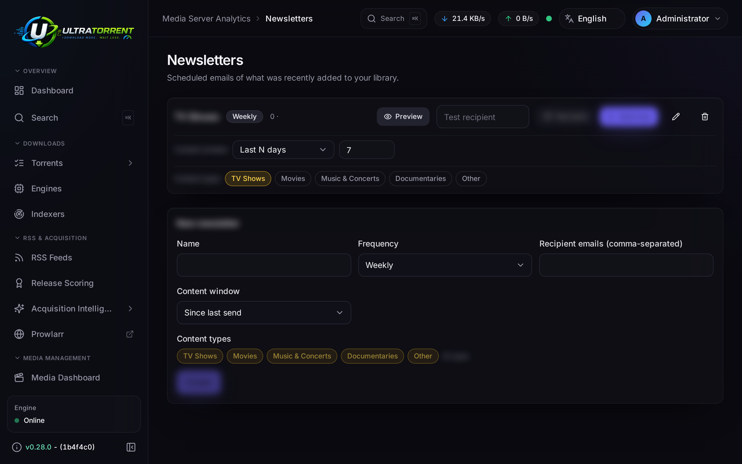 Newsletter preview