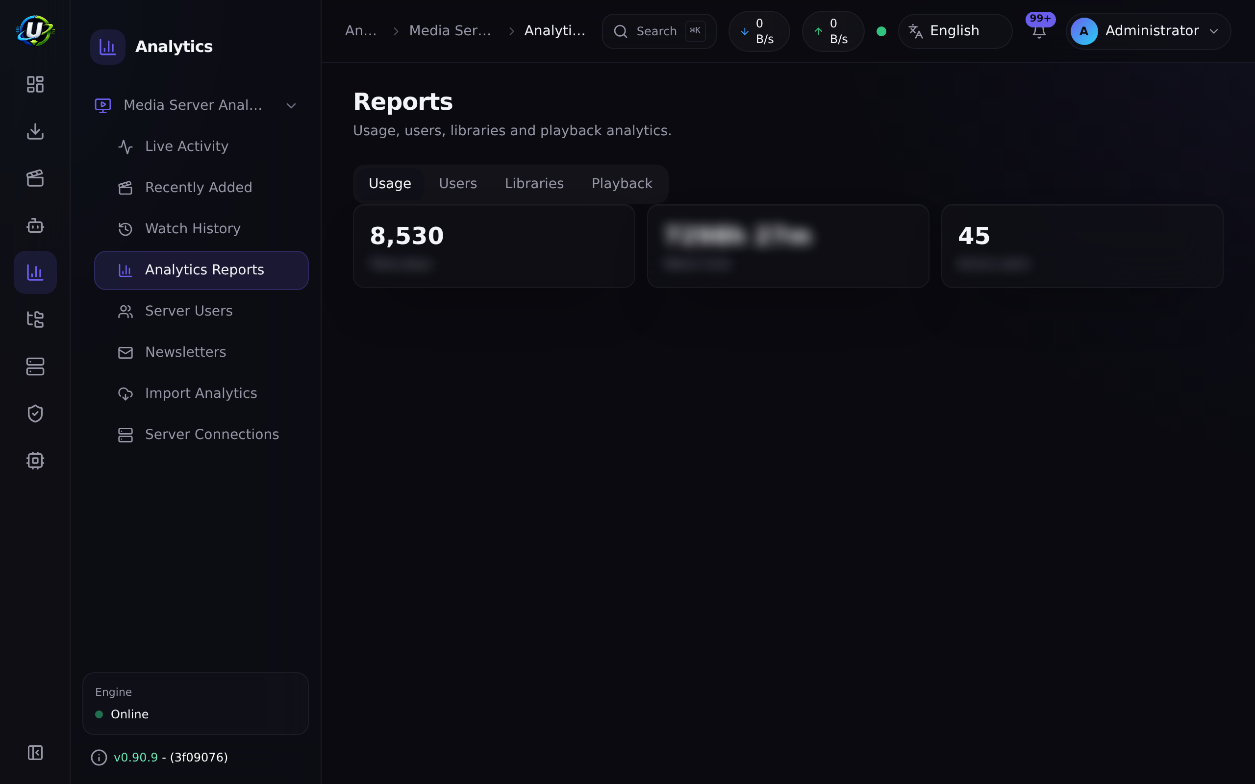 Analytics reports