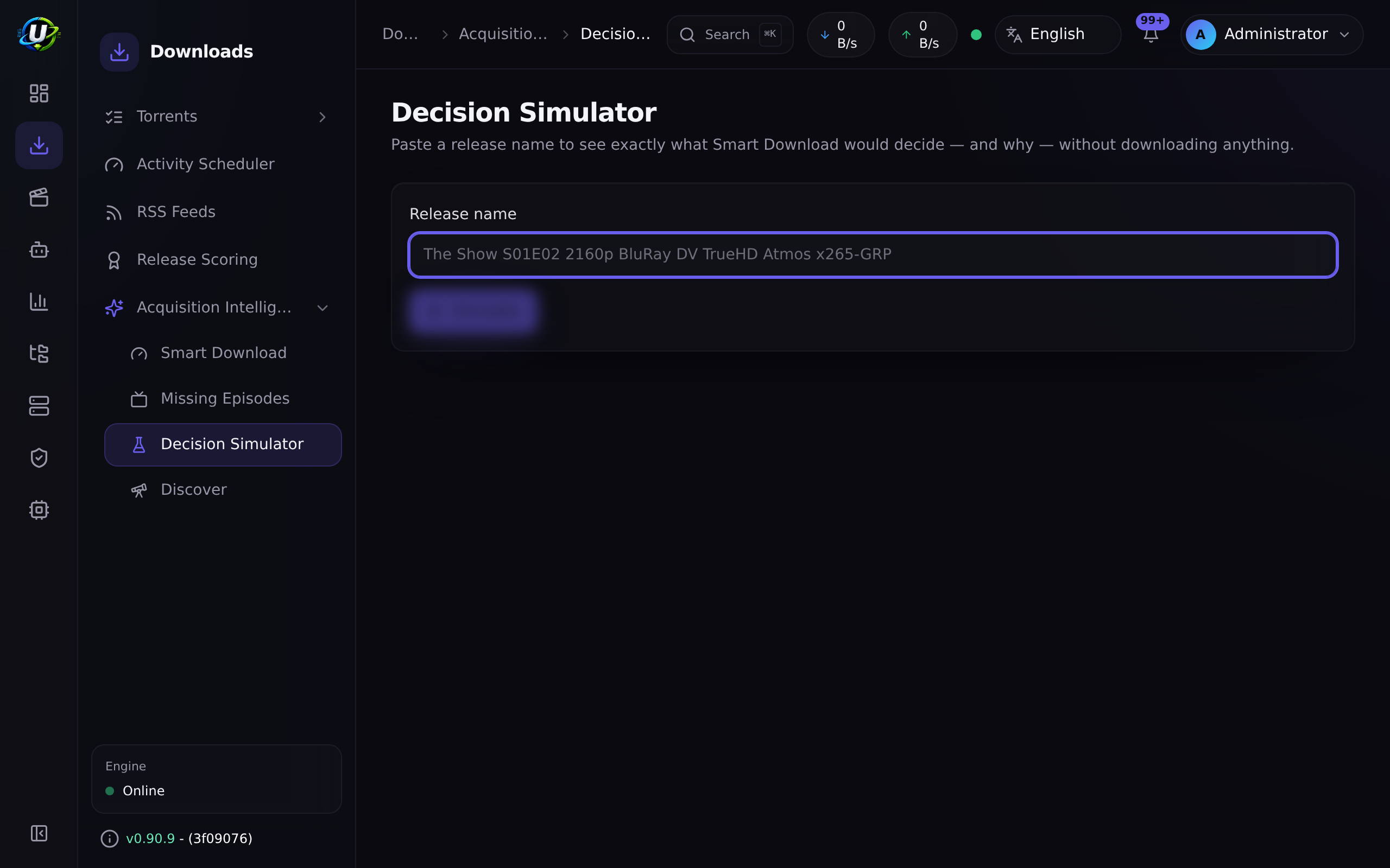 Decision Simulator pipeline