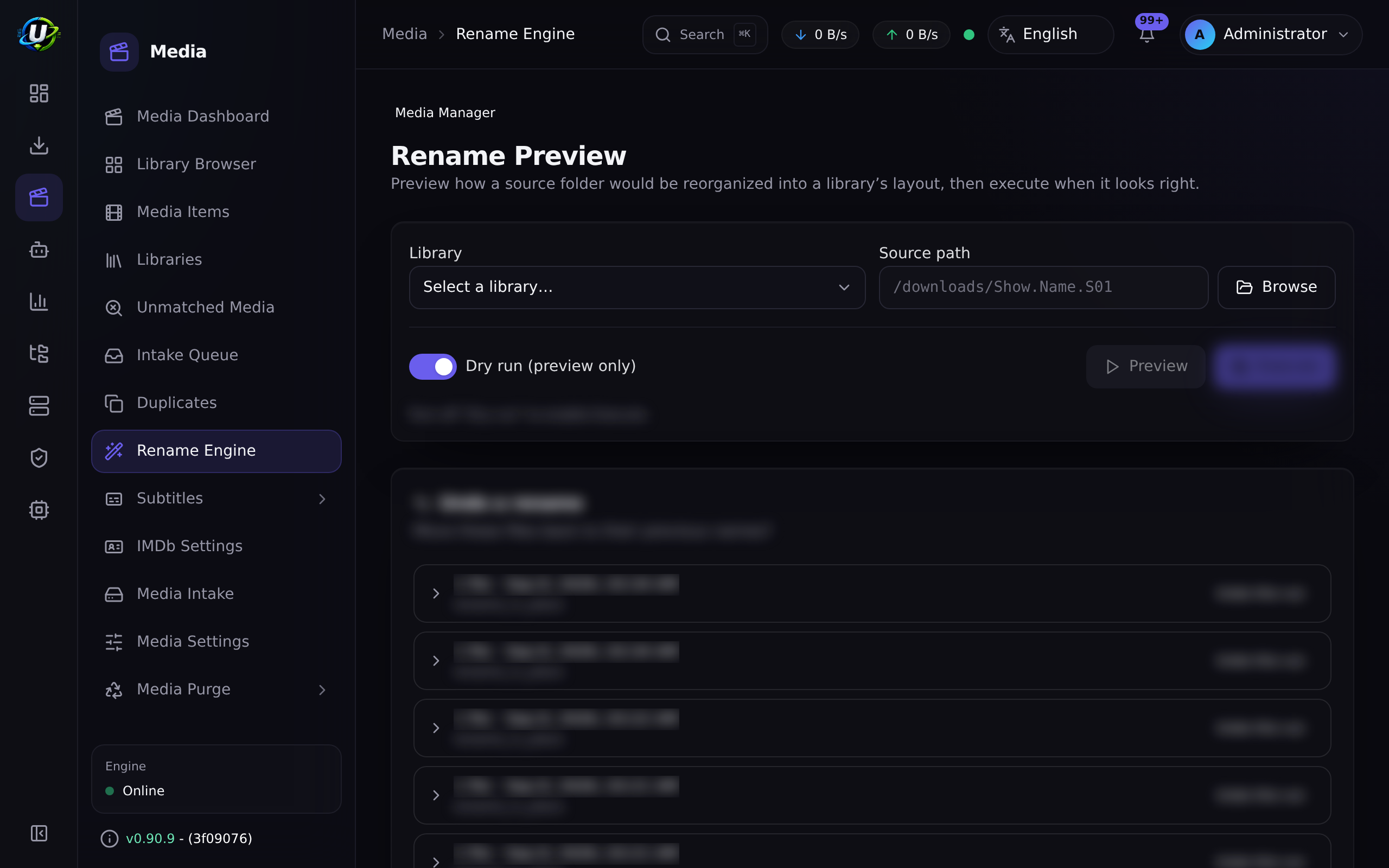 Vista previa de renombrado